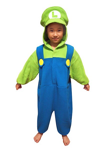 Luigi Kigurumi child costume