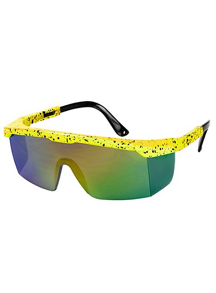 Lunettes de vue 80's jaune