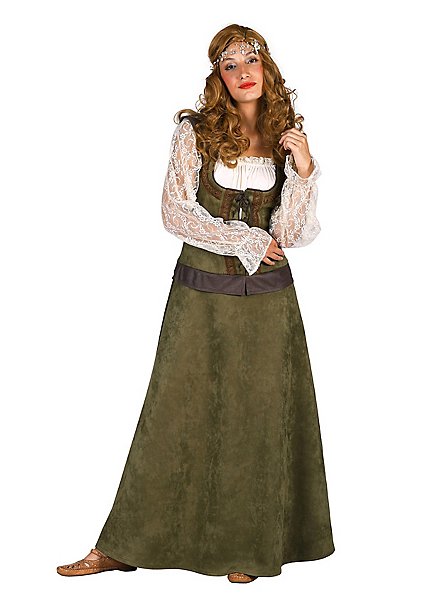 Maid Marian costume green - maskworld.com