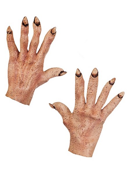Mains de démon couleur peau