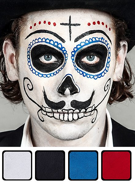 Makeup Sæt Dia De Los Muertos Kavaler
