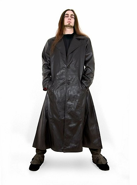 Manteau cuir gothique