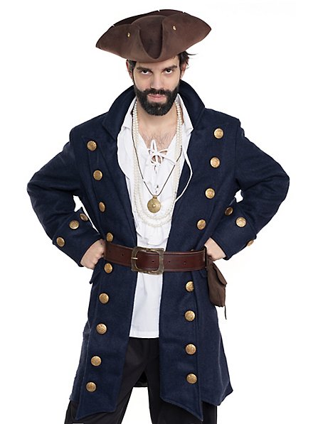 Manteau de pirate bleu