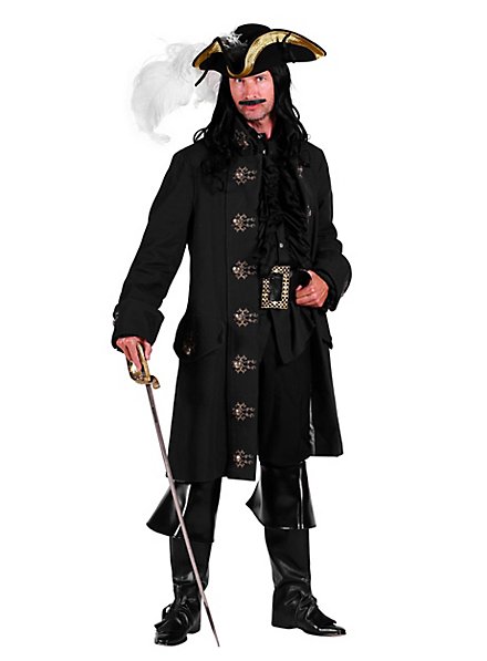 Manteau de pirate noir