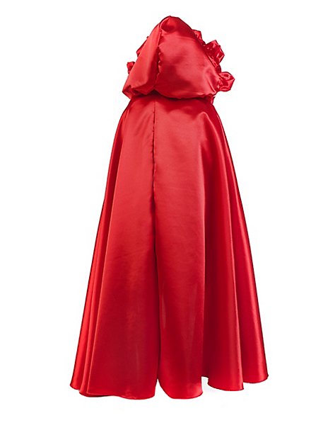 Mantello Con Cappuccio Di Babbo Natale In Velluto Rosso - Con Bordo In Pelliccia Sintetica, Taglie Diverse