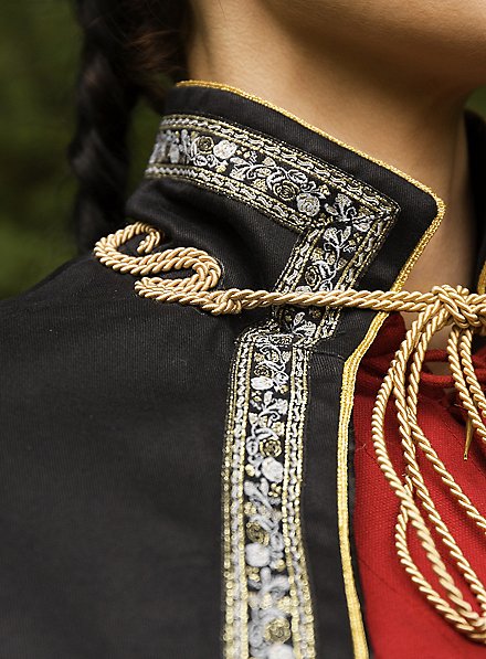 Mantello Da Moschettiere Con Tripla Allacciatura - Guillaume, Nero - Foto 2