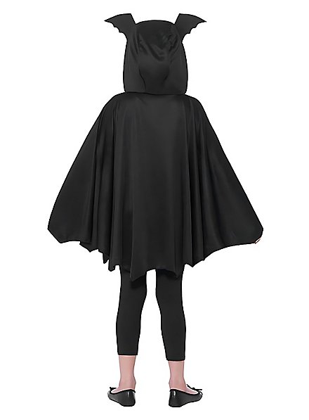 Hillylolly Mantello Da Pipistrello Per Bambini Con Maschera – Costume Halloween Rosso, Morbido Feltro, Taglia 100-160 Cm (5-12 Anni) - 3