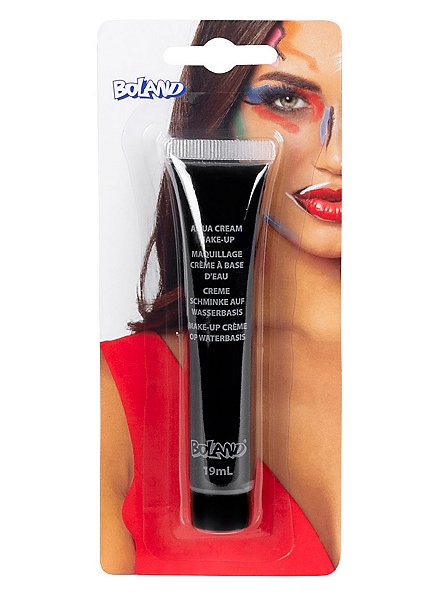 Maquillaje En Crema Al Agua Negro Para Halloween