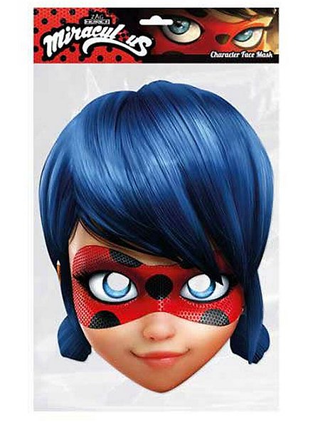 Máscara De Cartón De Miraculous Ladybug