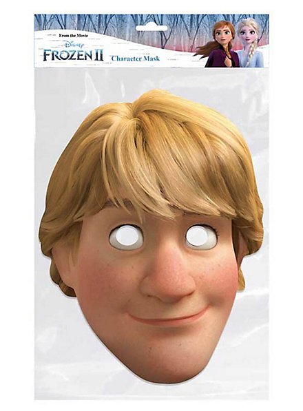 Máscara De Cartón Kristoff De Frozen