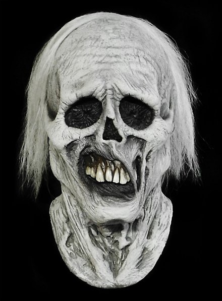 Maschera da vecchio cadavere in lattice