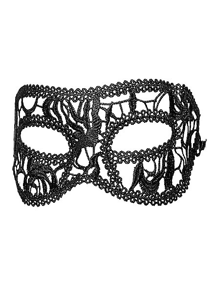 Maschera in pizzo nero Colombina