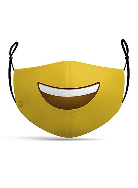 Maschera in tessuto Smiley Emoji