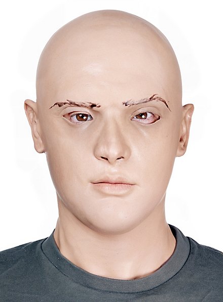 Maschera realistica da pop star in schiuma di lattice