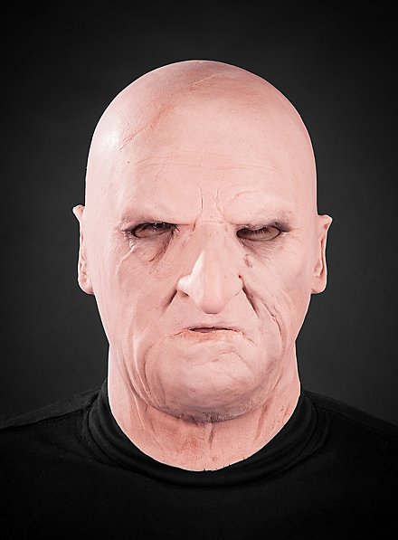 Maschera Vecchio Realistico In Lattice - Per Halloween E Cosplay