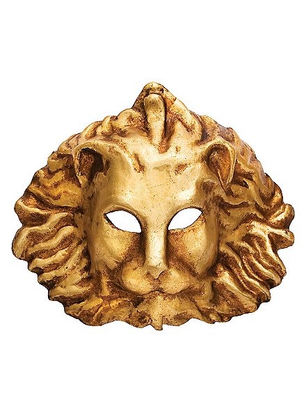 Maschera veneziana Leone oro