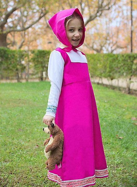 Masha e l'orso Costume da Masha per bambini