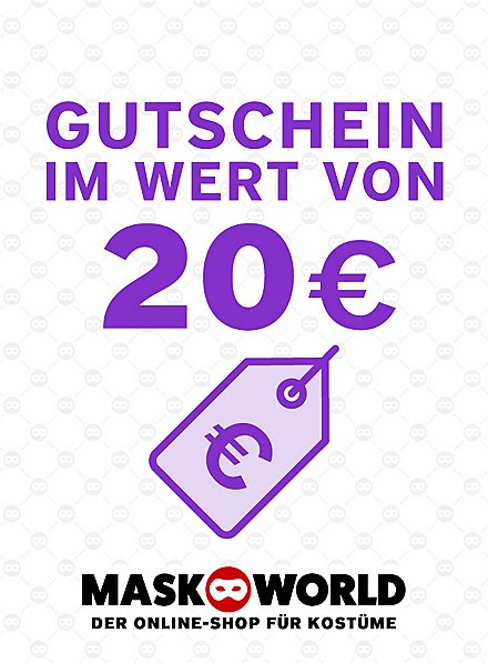 maskworld.com Geschenkgutschein 20,- Euro 