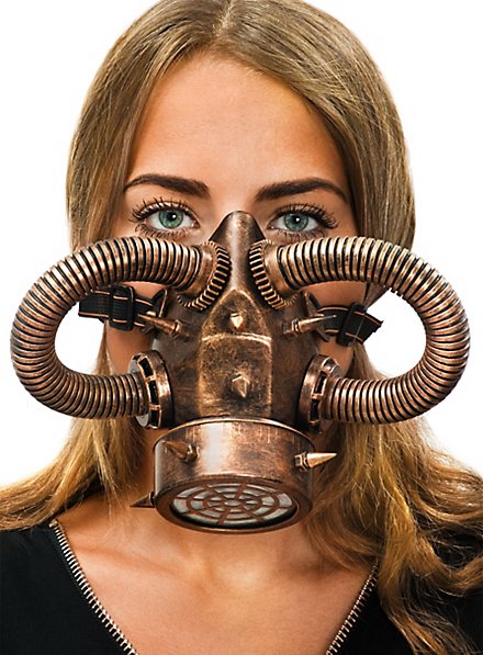 Fancy Me Masque à gaz Steampunk Wild West pour Adulte pour Halloween 