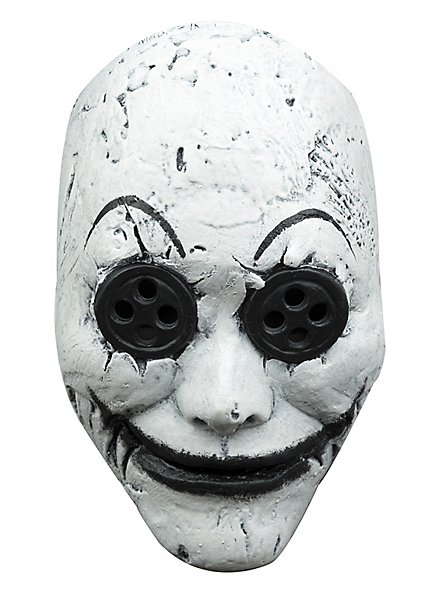 Masque de clown aux yeux de bouton