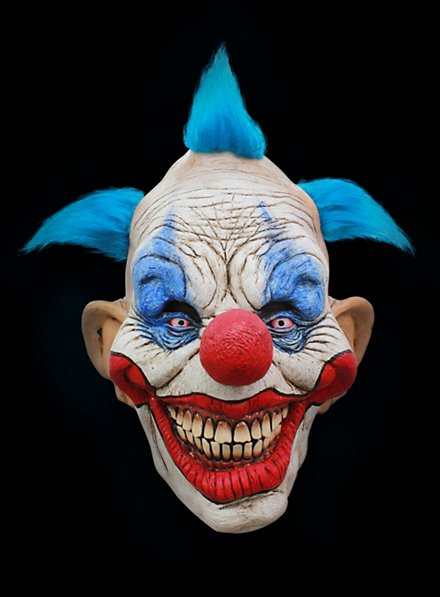 Masque de clown ricanant en latex