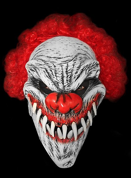 Masque de clown vorace en latex