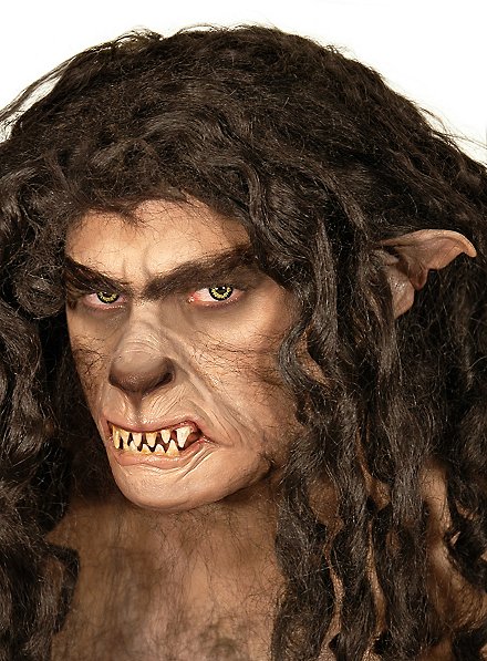 Masque de loup-garou en latex à coller