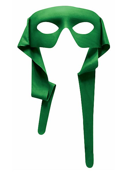 Masque de super-héros vert