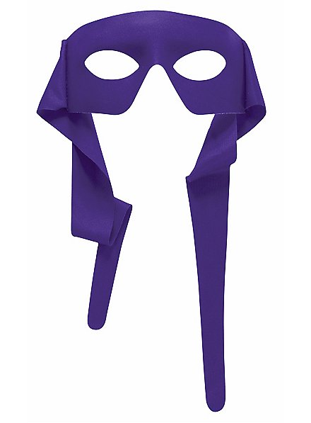 Masque de super-héros violet