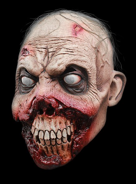 Masque de zombie aux gencives sanglantes en latex