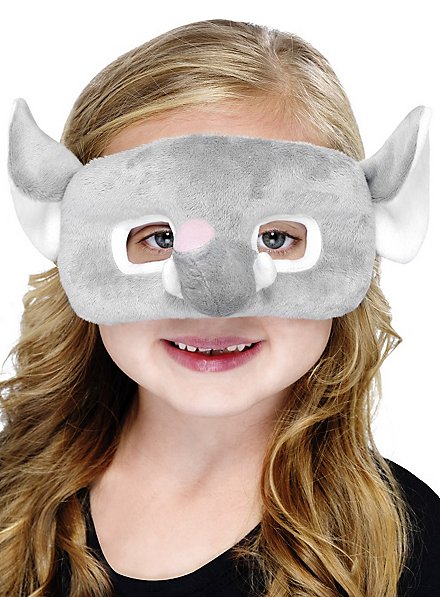 Masque d'éléphant en peluche pour enfant