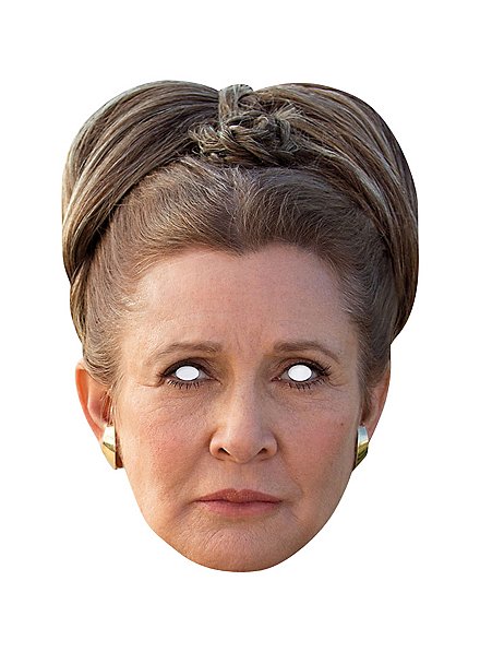 Masque en carton de la princesse Leia de Star Wars