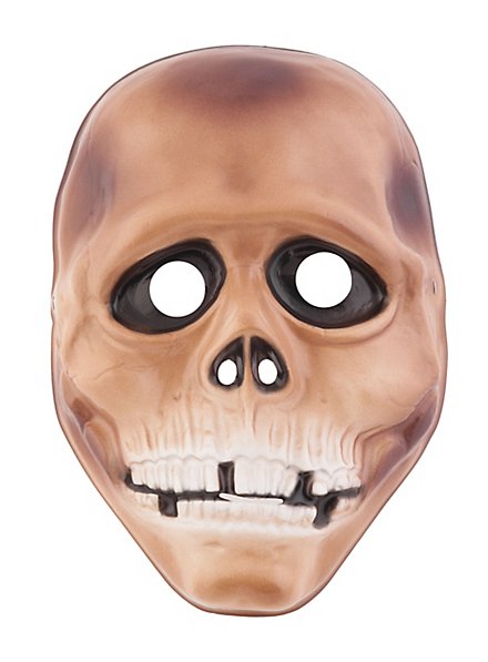 Masque tête de mort plastique homme pour déguisement