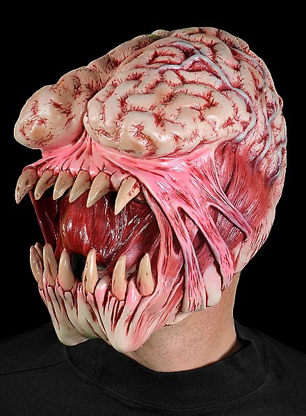 Masque terrifiant de mangeur de cerveaux