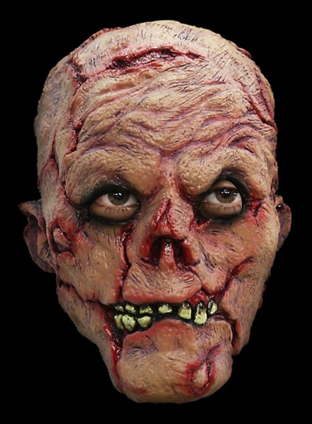 Masque terrifiant de zombie putréfié