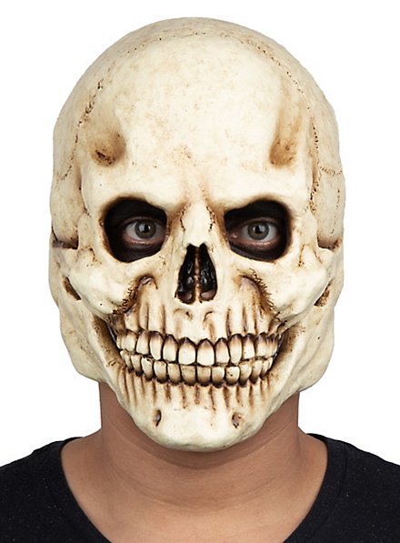 Masque Tête De Mort En Latex - Masque D'Horreur Complet Pour Halloween, Carnaval Et Fêtes Déguisées - 12