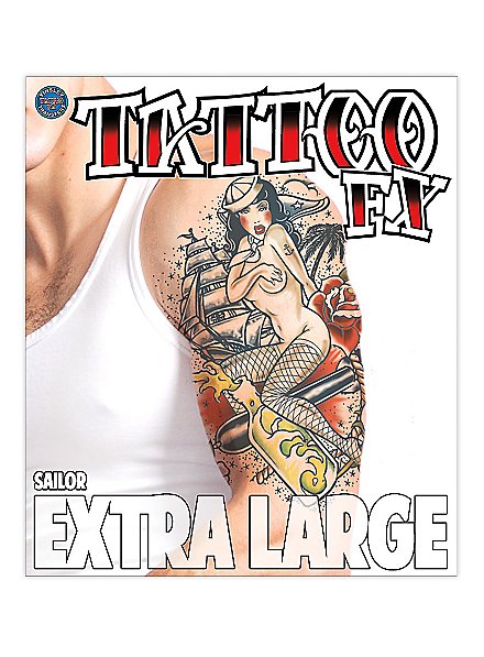 Matrosen Klebe-Tattoo XL