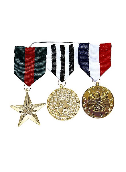 Medaglie d'onore sul fermaglio della medaglia