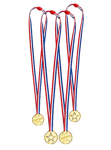 Medals for party games 4 pieces