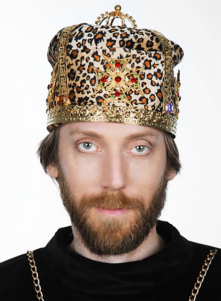 Medieval Crown Cap leopard