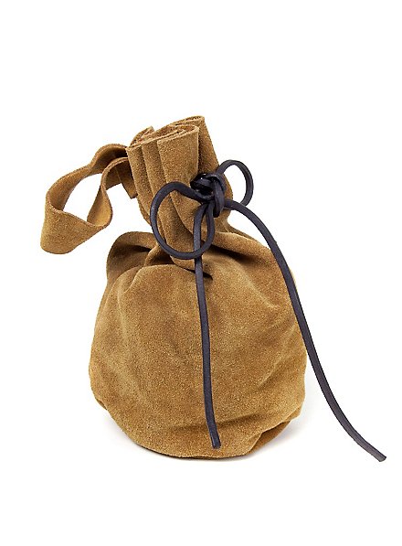 Medieval Pouch Suede light brown 