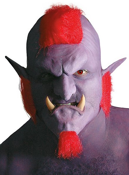Menton de troll en latex à coller