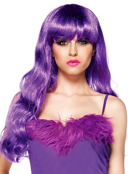 Mermaid violet Wig