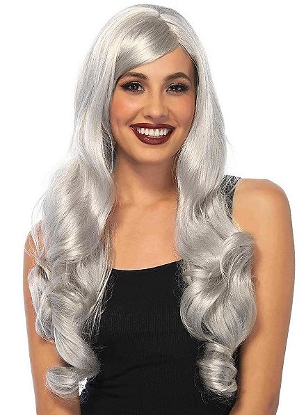 Mermaid wig grey