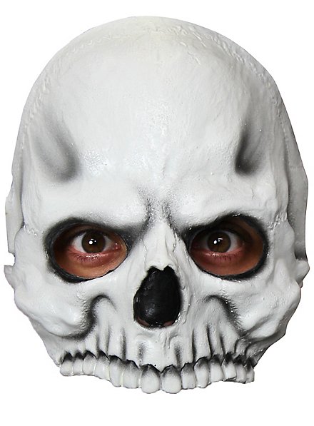 Mezza maschera da teschio per bambini