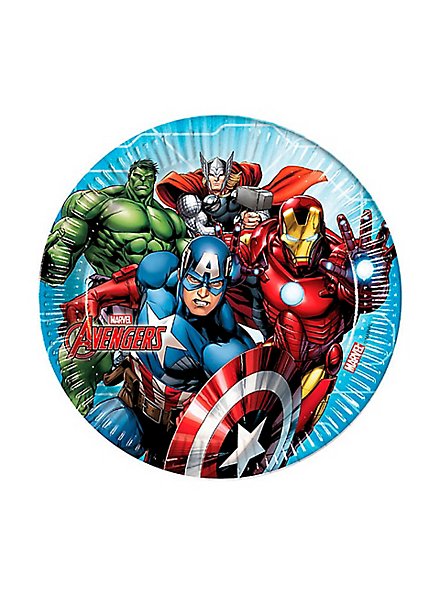 Mighty Avengers Pappteller 8 Stück