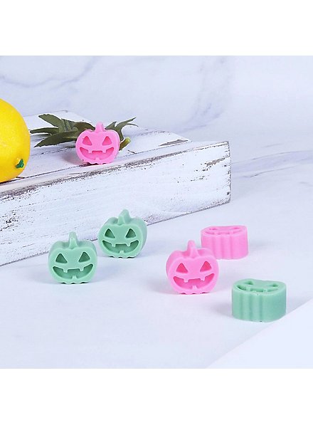 Kürbis Silikonform Mit Deckel - Für Epoxidharz & Kerzen Halloween Deko