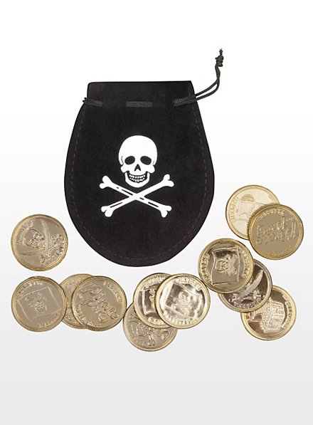 Money Pouch with Gold Coins 