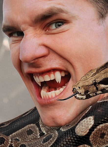 Monster teeth snake