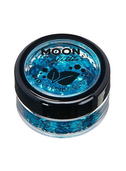Moon glitter organic chunky glitter blue